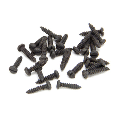 From The Anvil 33401 - Beeswax 4 x½" Round Head Screws (25) #finish_beeswax