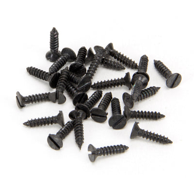 From The Anvil 33402 - Black 4 x½" Countersunk Screws (25) #finish_black