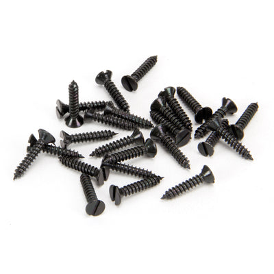 From The Anvil 33408 - Black 6 x¾" Countersunk Screws (25) #finish_black