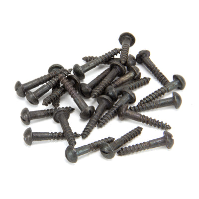 From The Anvil 33415 - Beeswax 8x1" Round Head Screws (25) #finish_beeswax