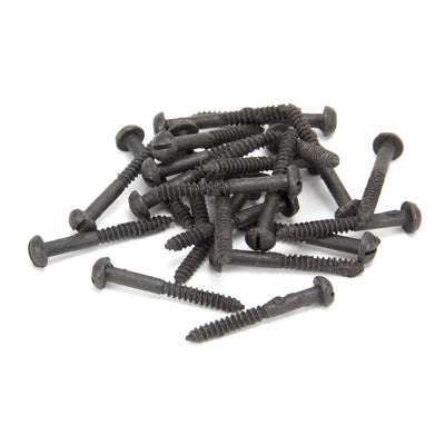 From The Anvil 33419 - Beeswax 10 x 1½" Round Head Screws (25) #finish_beeswax