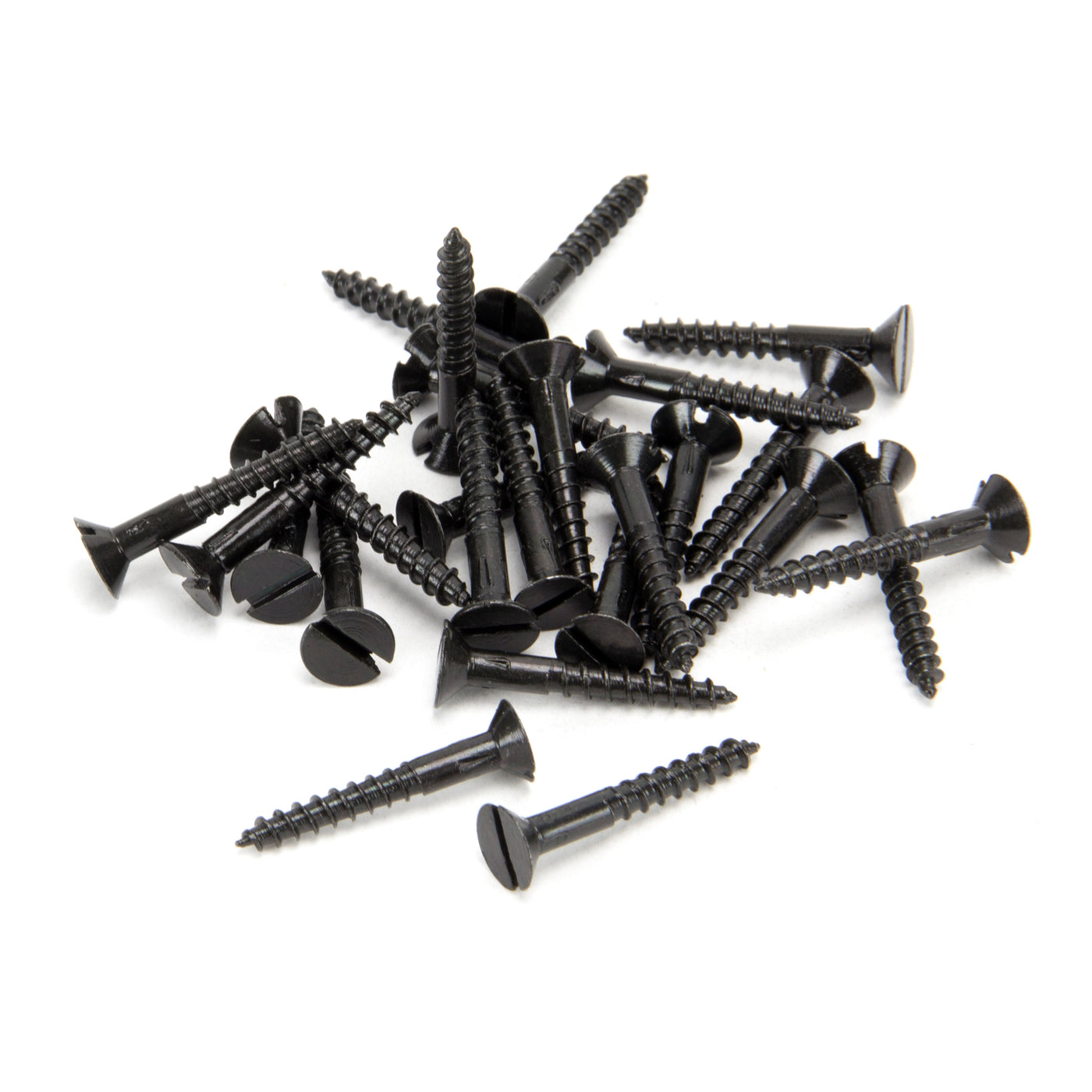 From The Anvil 33422 - Black 6 x 1" Countersunk Screws (25) #finish_black