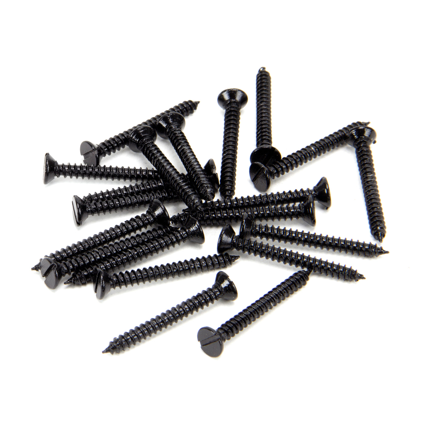 From The Anvil 33432 - Black 6 x 1¼" Countersunk Screws (25) #finish_black