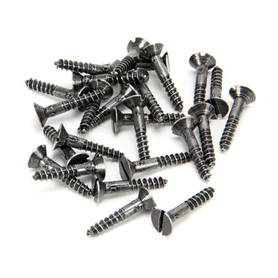 From The Anvil 33434 - Pewter 8 x 1" Countersunk Screws (25) #finish_pewter-patina