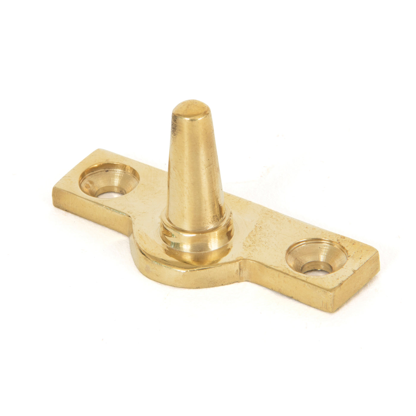 From The Anvil 33457 - Polished Brass Offset Stay Pin  #finish_polished-brass