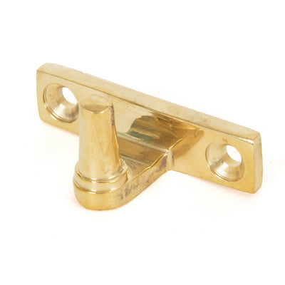 From The Anvil 33458 - Polished Brass Cranked Stay Pin  #finish_polished-brass