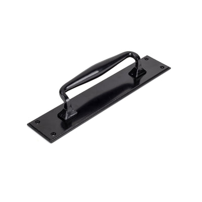 From The Anvil 33466 - Black Pull Handle on Backplate  #finish_black