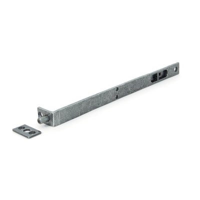 From The Anvil 33627 - Pewter 12'' Flush/Slide Door Bolt  #title_pewter-patina