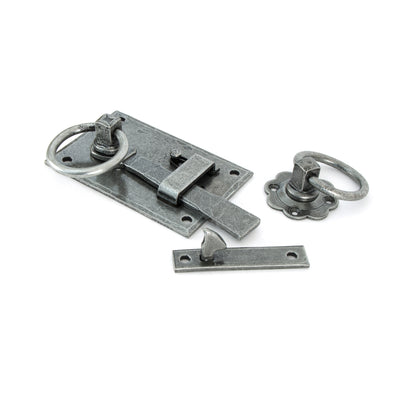 From The Anvil 33666 - Pewter Cottage Latch - LH #finish_pewter-patina