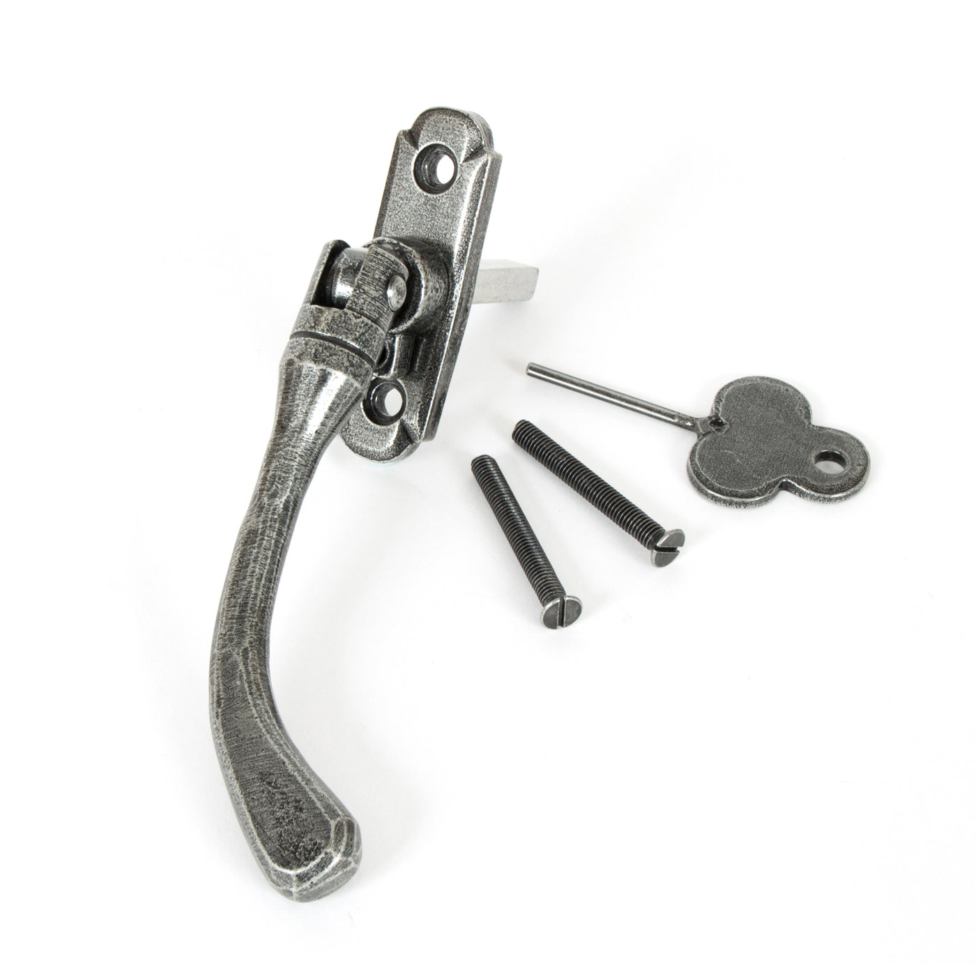 From The Anvil 33683 - Pewter Locking Peardrop Espag - RH #finish_pewter-patina