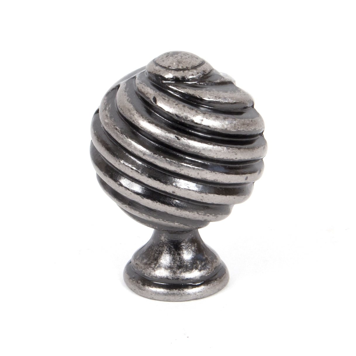 From The Anvil 33691 - Pewter Twist Cabinet Knob  #finish_pewter-patina