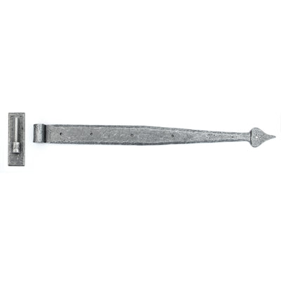 From The Anvil 33742 - Pewter 24" Hook & Band Hinge (pair)  #finish_pewter-patina