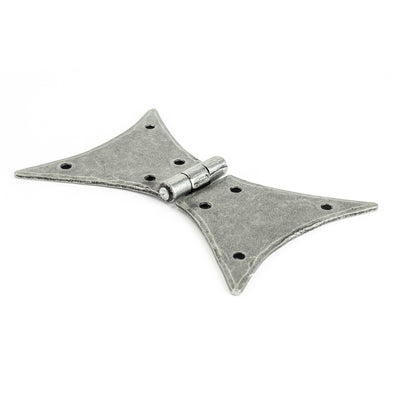 From The Anvil 33761 - Pewter 5" Butterfly Hinge (pair) #finish_pewter-patina