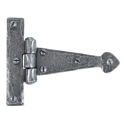 From The Anvil 33774 - Pewter 4" Arrow Head T Hinge (pair) #finish_pewter-patina