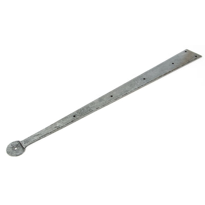 From The Anvil 33787 - Pewter 24" Penny End Hinge Front (pair) #finish_pewter-patina