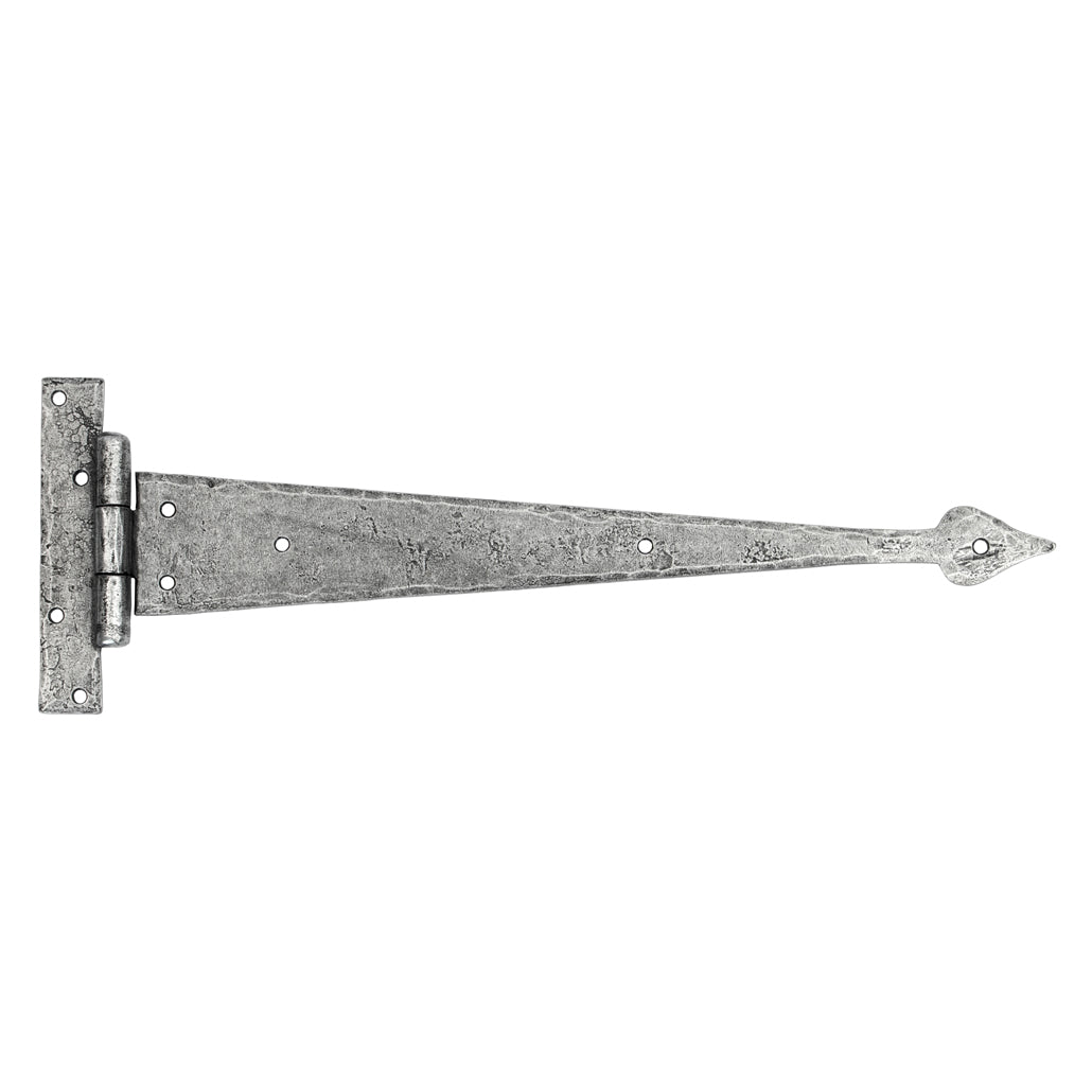 From The Anvil 33791 - Pewter 15" Arrow Head T Hinge (pair) #finish_pewter-patina