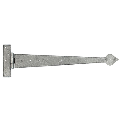 From The Anvil 33792 - Pewter 22" Arrow Head T Hinge (pair) #finish_pewter-patina