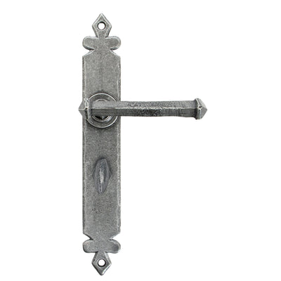 From The Anvil 33802 - Pewter Tudor Lever Bathroom Set #finish_pewter-patina