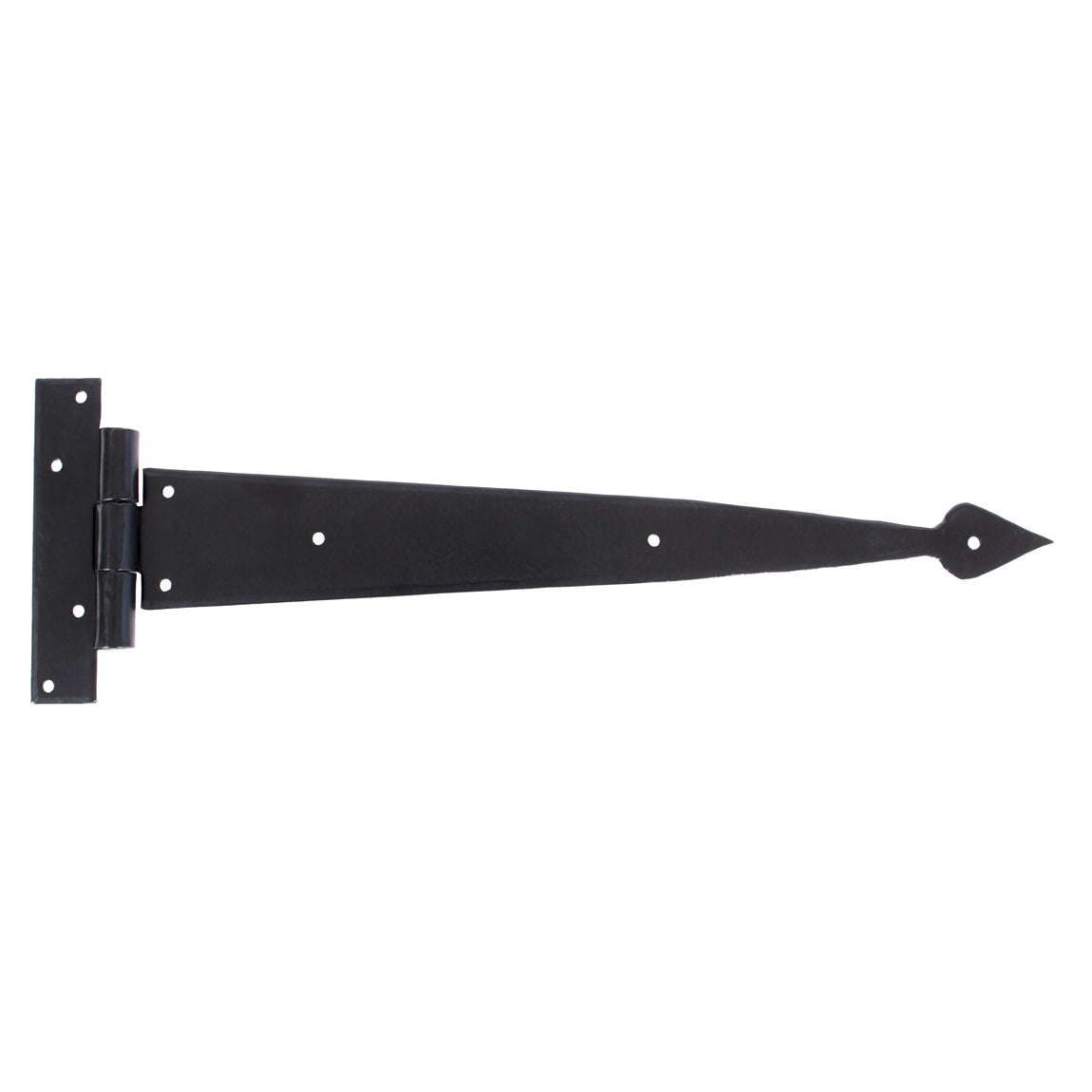 From The Anvil 33807 - Black 15" Arrow Head T Hinge (pair) #finish_black