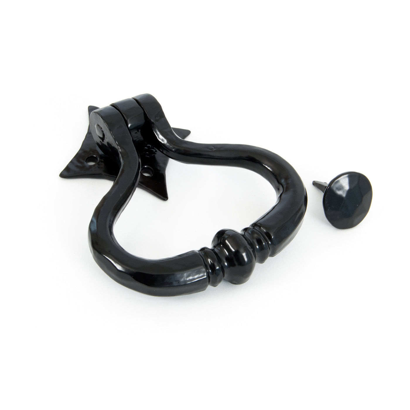 From The Anvil 33839 - Black Shakespeare Door Knocker  #finish_black