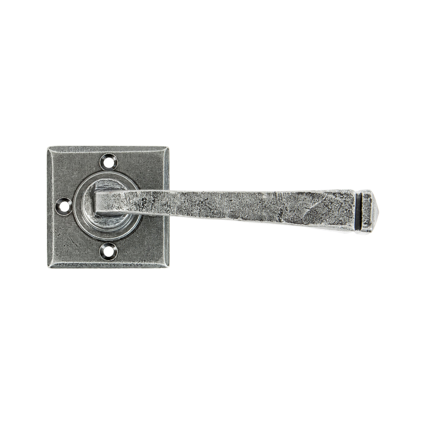 From The Anvil 33874 - Pewter Avon Lever on Rose Set Unsprung #finish_pewter-patina