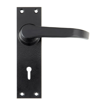 From The Anvil 33877 - Black Deluxe Lever Lock Set #function_lock