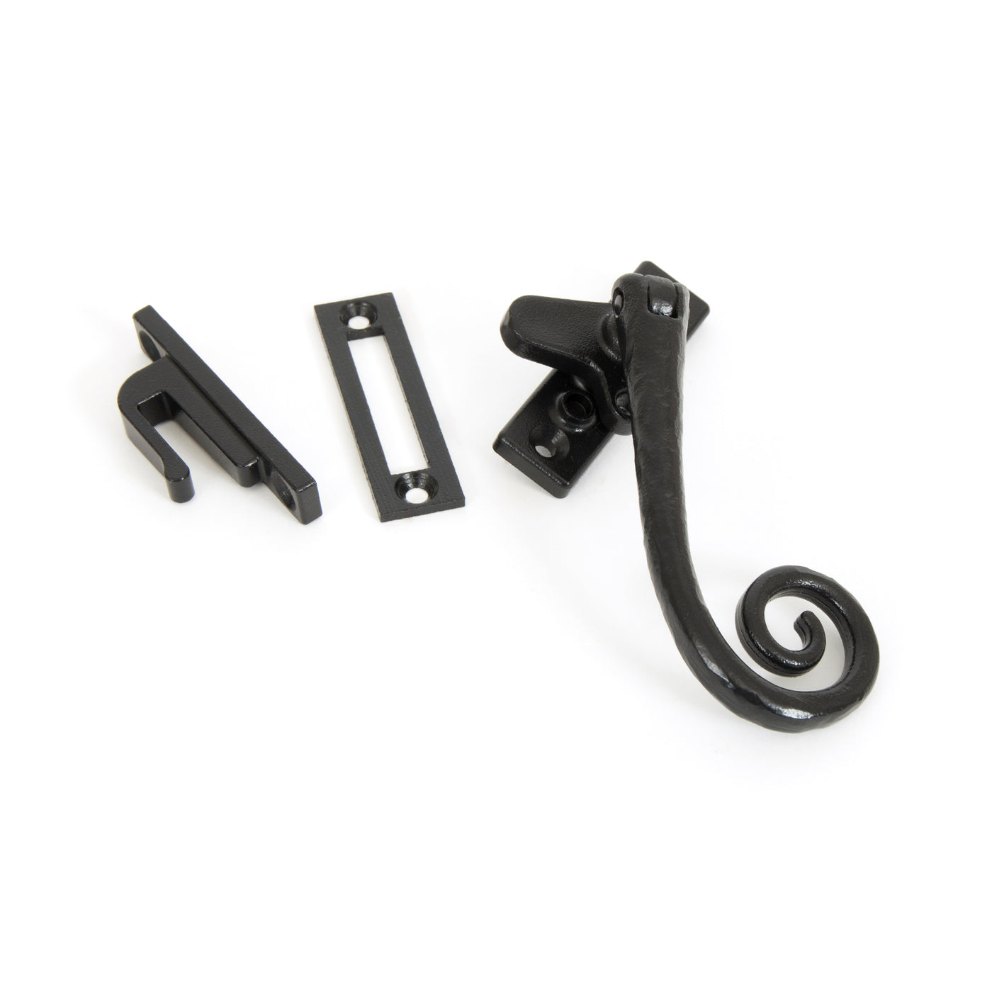 From The Anvil 33881 - Black Locking Deluxe Monkeytail Fastener - RH #finish_black