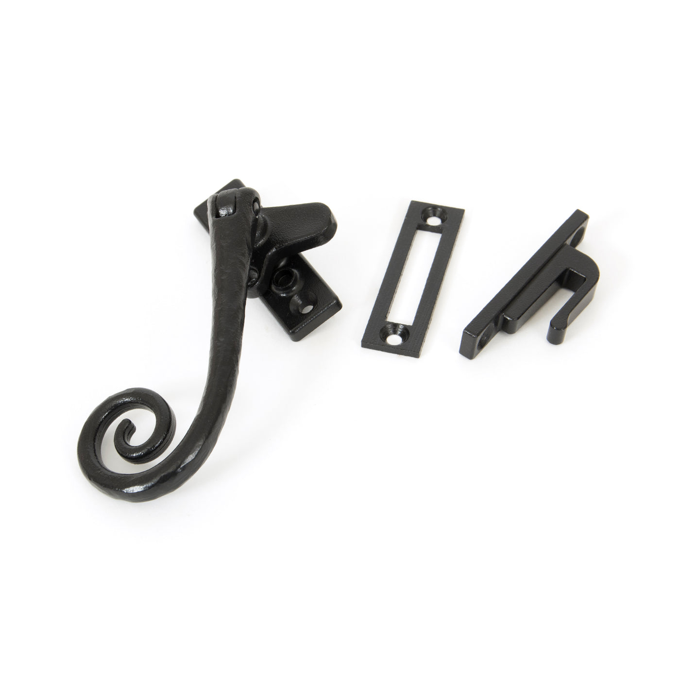 From The Anvil 33882 - Black Locking Deluxe Monkeytail Fastener - LH #finish_black