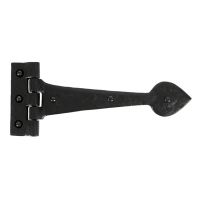 From The Anvil 33885 - Black Textured 10½" Cast T Hinge (pair) #finish_black-textured