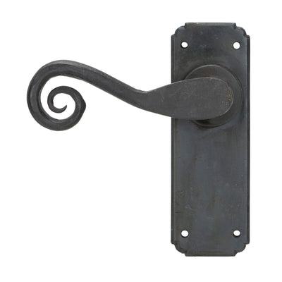 From The Anvil 33901 - Beeswax Monkeytail Lever Latch Set #finish_beeswax