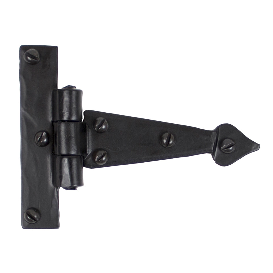 From The Anvil 33971 - Black 4" Arrow Head T Hinge (pair) #finish_black