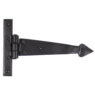 From The Anvil 33972 - Black 6" Arrow Head T Hinge (pair) #finish_black