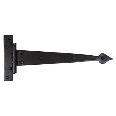 From The Anvil 33973 - Black 12" Arrow Head T Hinge (pair) #finish_black