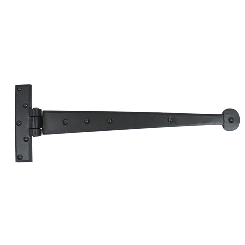 From The Anvil 33990 - Black 15" Penny End T Hinge (pair) #finish_black