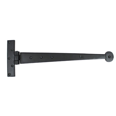 From The Anvil 33990 - Black 15" Penny End T Hinge (pair) #finish_black