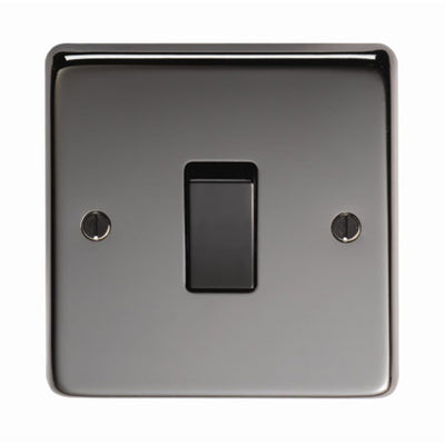 From The Anvil 34200 - BN Single 10 Amp Switch #finish_black-nickel