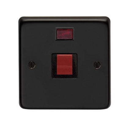 From The Anvil 34212/2 - MB Single Plate Cooker Switch  #finish_matt-black