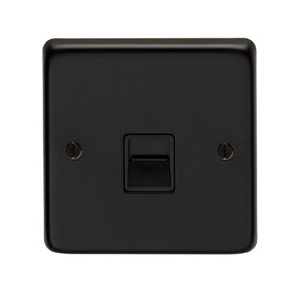 From The Anvil 34227/2 - MB Telephone Slave Socket #finish_matt-black