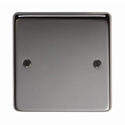 From The Anvil 34233 - BN Single Blank Plate  #finish_black-nickel