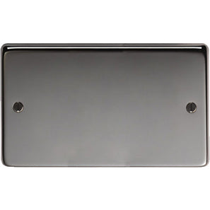 From The Anvil 34234 - BN Double Blank Plate  #finish_black-nickel