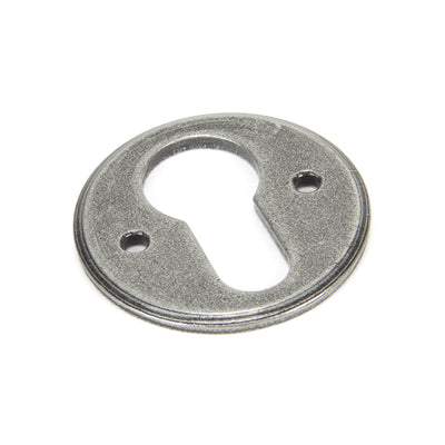 From The Anvil 45122 - Pewter Regency Euro Escutcheon  #finish_pewter-patina