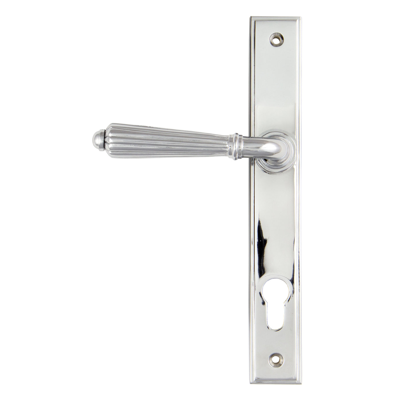 From The Anvil 45320 - Polished Chrome Hinton Slimline Lever Espag. Lock Set  #finish_polished-chrome