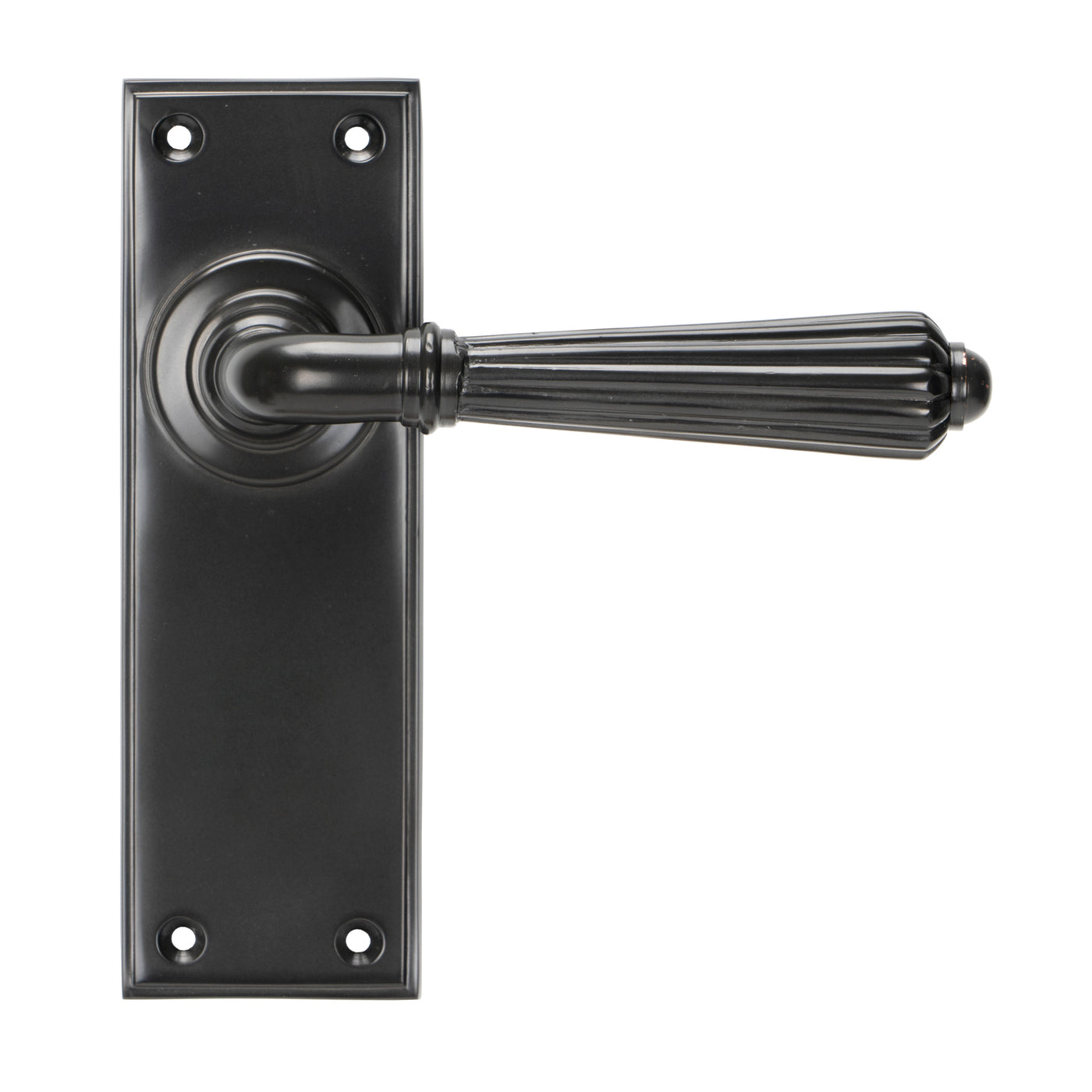 From The Anvil 45329 - Aged Bronze Hinton Lever Latch Set #finish_aged-bronze