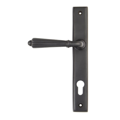 From The Anvil 45332 - Aged Bronze Hinton Slimline Lever Espag. Lock Set  #finish_aged-bronze