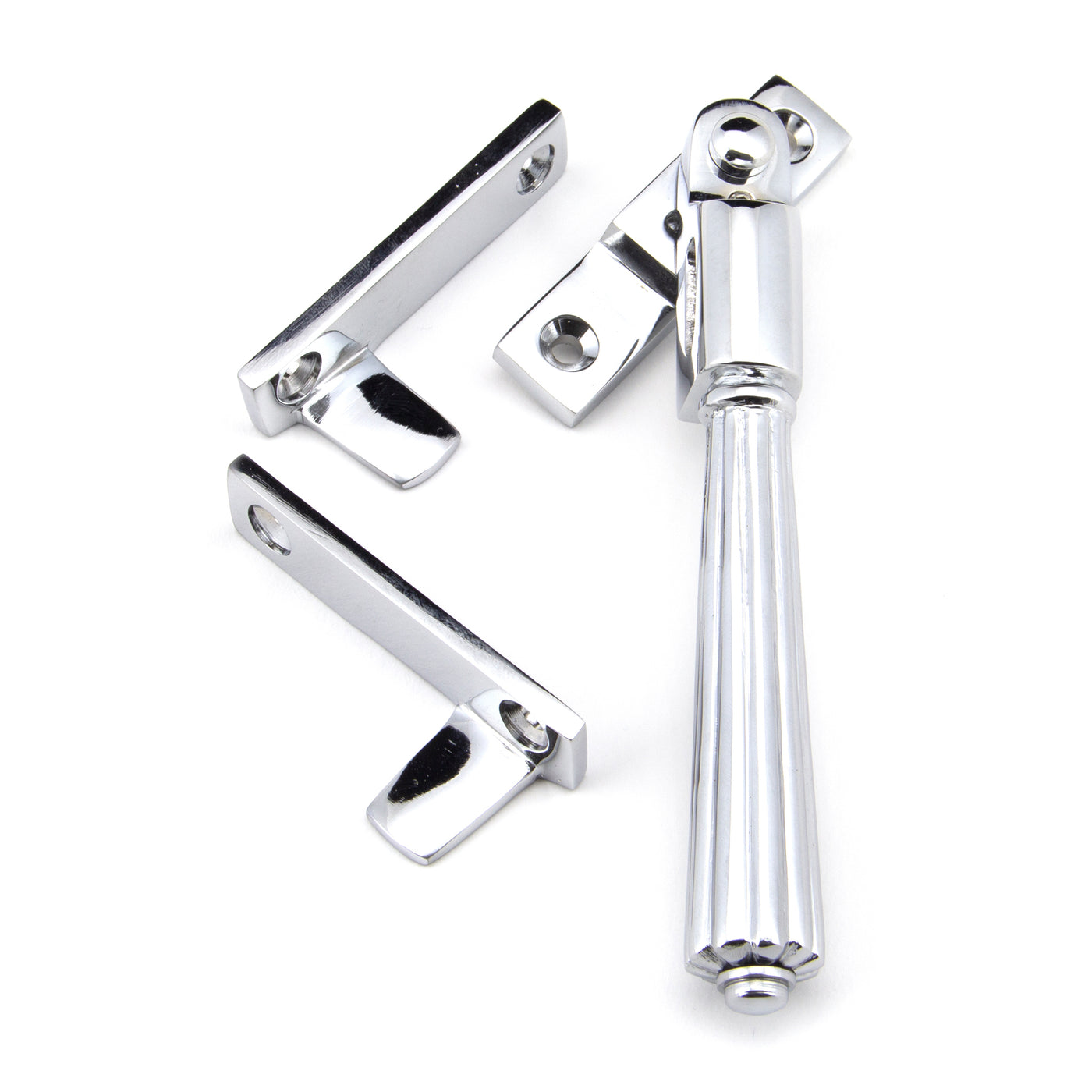 From The Anvil 45345 - Polished Chrome Night-Vent Locking Hinton Fastener #finish_polished-chrome