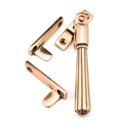 From The Anvil 45348 - Polished Bronze Night-Vent Locking Hinton Fastener #finish_polished-bronze