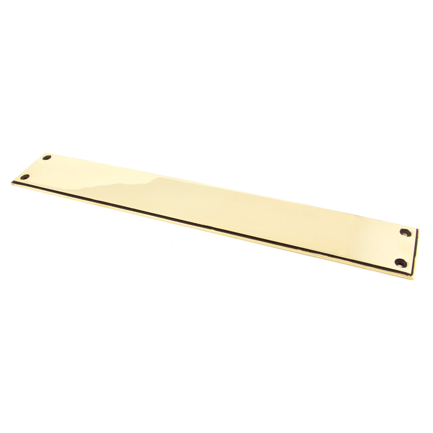 From The Anvil 45384 - Aged Brass 425mm Art Deco Fingerplate #finish_aged-brass