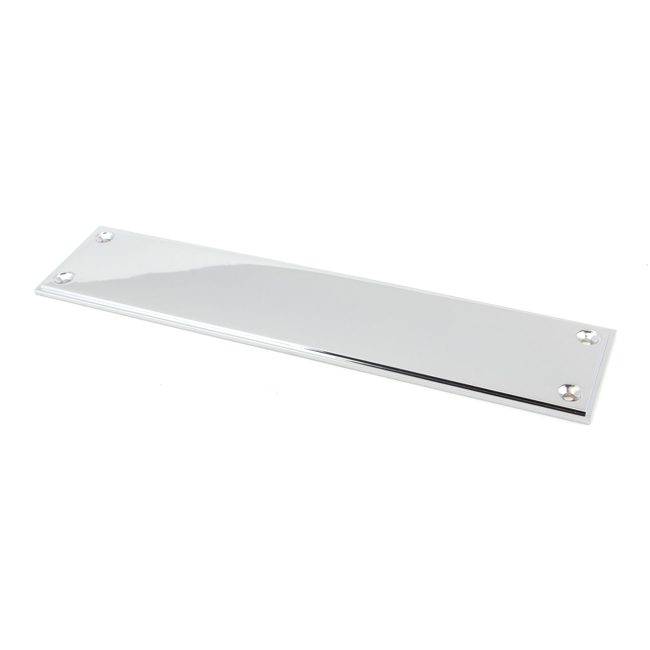 From The Anvil 45390 - Polished Chrome 300mm Art Deco Fingerplate #finish_polished-chrome