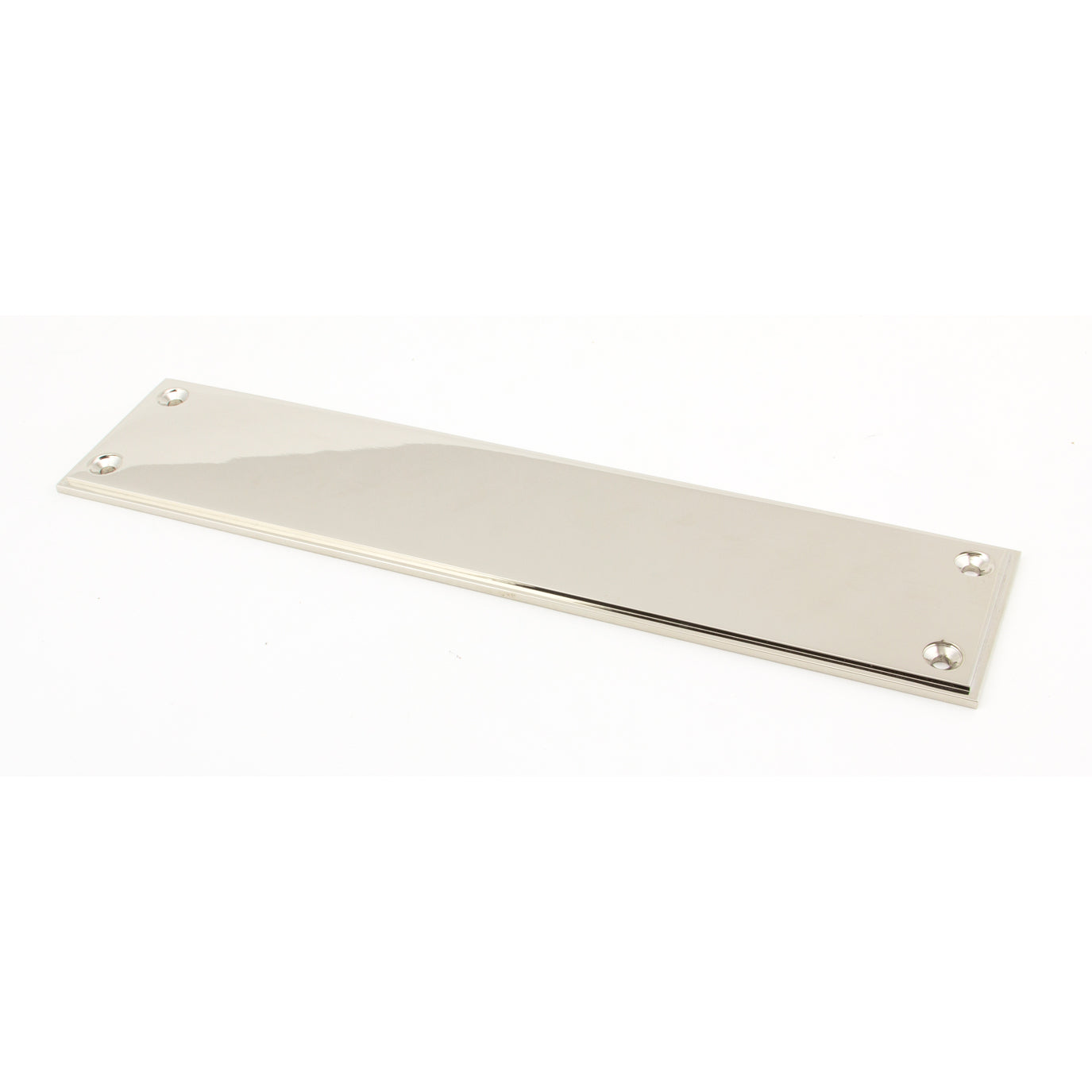 From The Anvil 45391 - Polished Nickel 300mm Art Deco Fingerplate #finish_polished-nickel