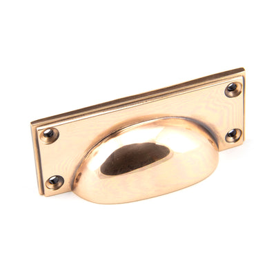 From The Anvil 45404 - Polished Bronze Art Deco Drawer Pull  #finish_polished-bronze